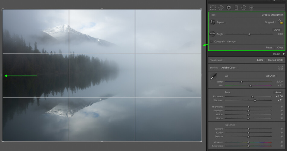 How To Crop And Straighten Any Photo In Lightroom